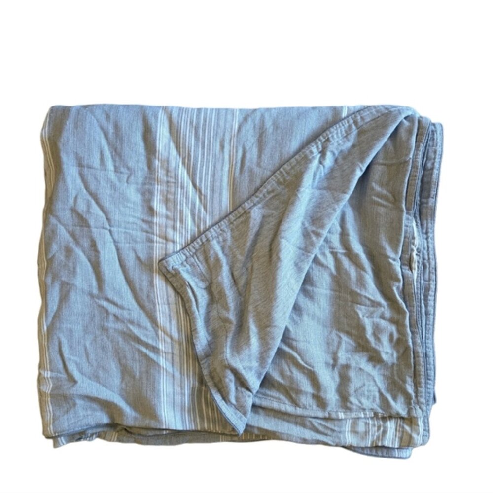 Gluckstein Home Queen Duvet Made In Portugal Neutral Grey & White